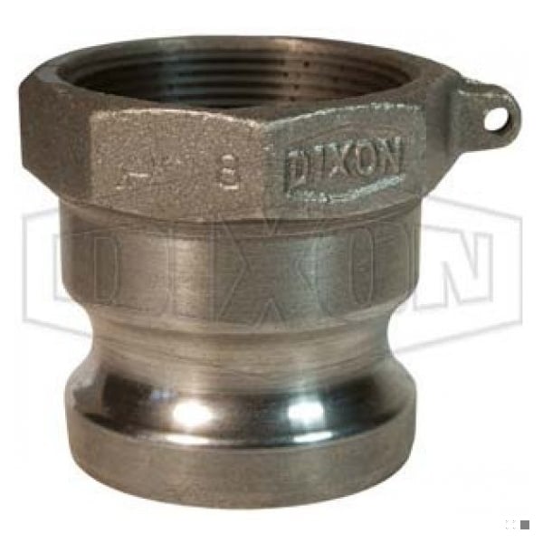 Boss-Lock Type A Cam and Groove Adapter, 5 in, Male Adapter x FNPT, Malleable Iron, Domestic